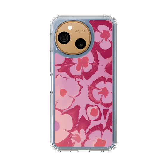 スリムプロテクションケース［ y2k(Year2000) - Flower - Cutie Pink ］