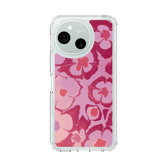 スリムプロテクションケース［ y2k(Year2000) - Flower - Cutie Pink ］