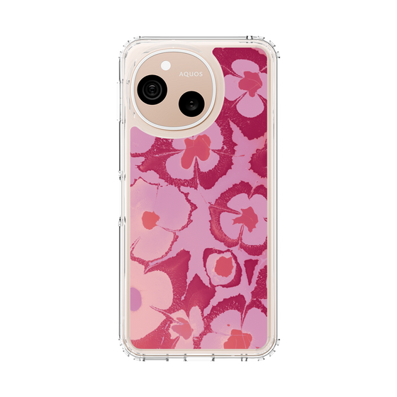 スリムプロテクションケース［ y2k(Year2000) - Flower - Cutie Pink ］