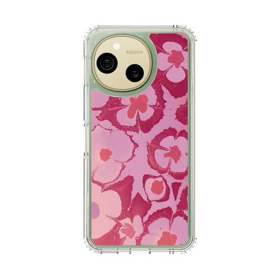 スリムプロテクションケース［ y2k(Year2000) - Flower - Cutie Pink ］