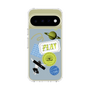 スリムプロテクションケース［ Playful sticker - Dusty Blue ］
