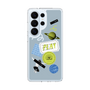 スリムプロテクションケース［ Playful sticker - Dusty Blue ］