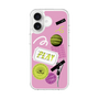 スリムプロテクションケース［ Playful sticker - Dusty Pink ］