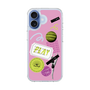 スリムプロテクションケース［ Playful sticker - Dusty Pink ］