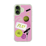スリムプロテクションケース［ Playful sticker - Dusty Pink ］