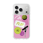 スリムプロテクションケース［ Playful sticker - Dusty Pink ］