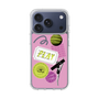 スリムプロテクションケース［ Playful sticker - Dusty Pink ］