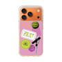 スリムプロテクションケース［ Playful sticker - Dusty Pink ］
