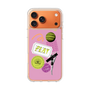 スリムプロテクションケース［ Playful sticker - Dusty Pink ］