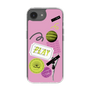 スリムプロテクションケース［ Playful sticker - Dusty Pink ］