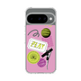 スリムプロテクションケース［ Playful sticker - Dusty Pink ］