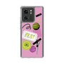 スリムプロテクションケース［ Playful sticker - Dusty Pink ］