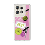 スリムプロテクションケース［ Playful sticker - Dusty Pink ］