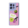スリムプロテクションケース［ Playful sticker - Dusty Pink ］