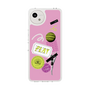 スリムプロテクションケース［ Playful sticker - Dusty Pink ］