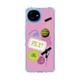 スリムプロテクションケース［ Playful sticker - Dusty Pink ］