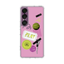 スリムプロテクションケース［ Playful sticker - Dusty Pink ］
