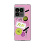 スリムプロテクションケース［ Playful sticker - Dusty Pink ］