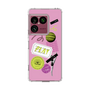 スリムプロテクションケース［ Playful sticker - Dusty Pink ］