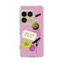 スリムプロテクションケース［ Playful sticker - Dusty Pink ］