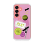 スリムプロテクションケース［ Playful sticker - Dusty Pink ］