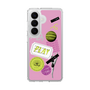 スリムプロテクションケース［ Playful sticker - Dusty Pink ］