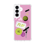 スリムプロテクションケース［ Playful sticker - Dusty Pink ］