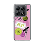 スリムプロテクションケース［ Playful sticker - Dusty Pink ］