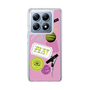 スリムプロテクションケース［ Playful sticker - Dusty Pink ］
