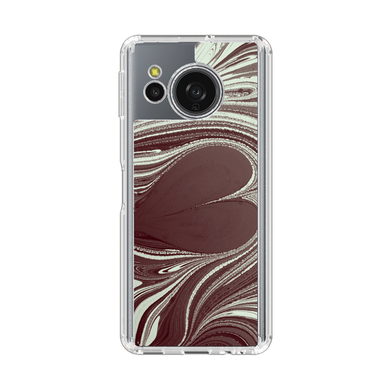 スリムプロテクションケース［ y2k(Year2000) - Heart - Chocolate Mint ］