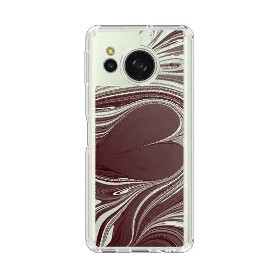 スリムプロテクションケース［ y2k(Year2000) - Heart - Chocolate Mint ］