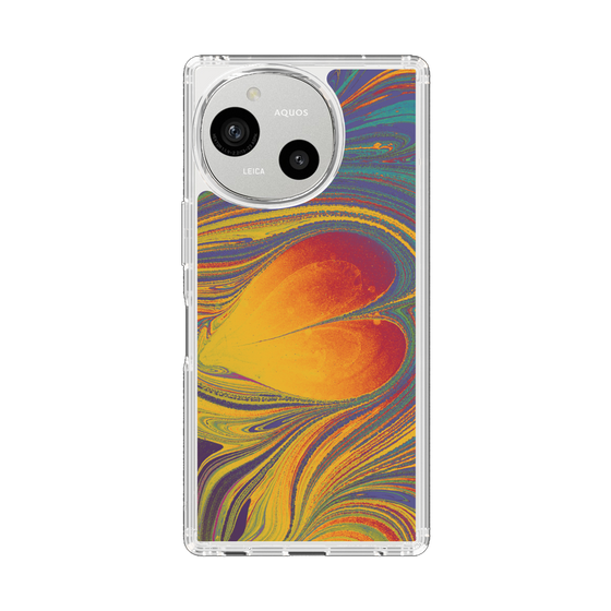 スリムプロテクションケース［ y2k(Year2000) - Heart - Extremely Yellow ］