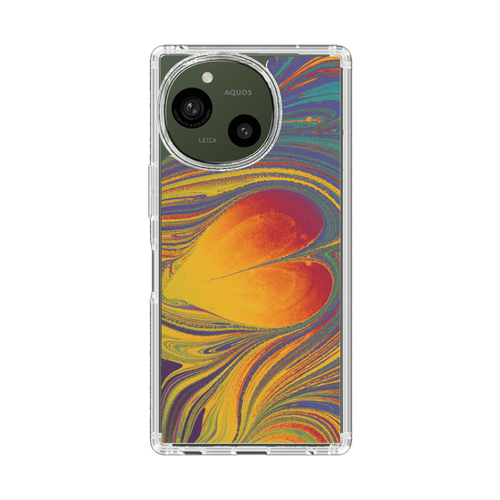 スリムプロテクションケース［ y2k(Year2000) - Heart - Extremely Yellow ］