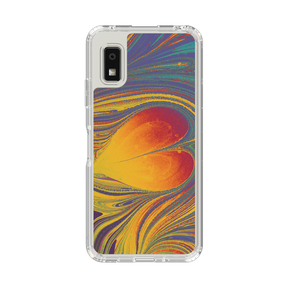 スリムプロテクションケース［ y2k(Year2000) - Heart - Extremely Yellow ］