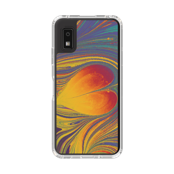 スリムプロテクションケース［ y2k(Year2000) - Heart - Extremely Yellow ］