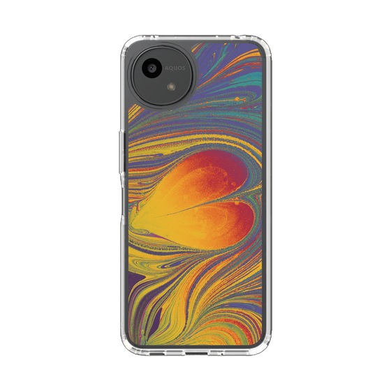 スリムプロテクションケース［ y2k(Year2000) - Heart - Extremely Yellow ］