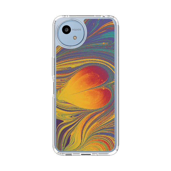 スリムプロテクションケース［ y2k(Year2000) - Heart - Extremely Yellow ］