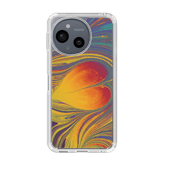 スリムプロテクションケース［ y2k(Year2000) - Heart - Extremely Yellow ］