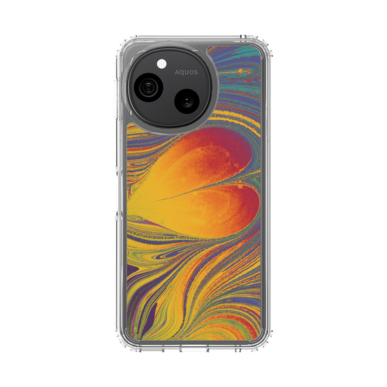 スリムプロテクションケース［ y2k(Year2000) - Heart - Extremely Yellow ］