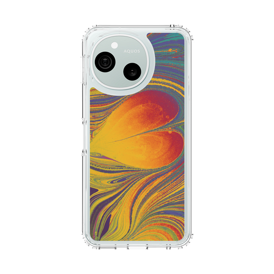 スリムプロテクションケース［ y2k(Year2000) - Heart - Extremely Yellow ］