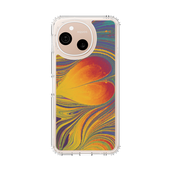 スリムプロテクションケース［ y2k(Year2000) - Heart - Extremely Yellow ］