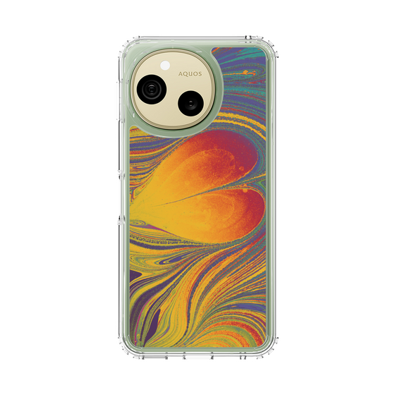 スリムプロテクションケース［ y2k(Year2000) - Heart - Extremely Yellow ］