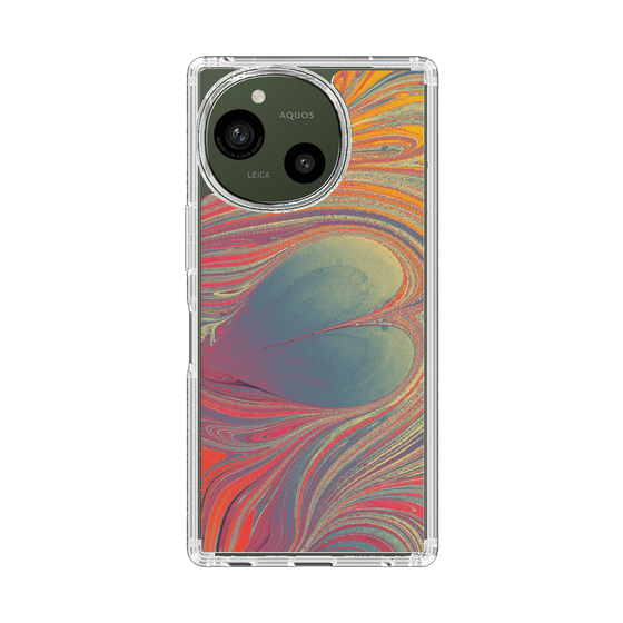 スリムプロテクションケース［ y2k(Year2000) - Heart - Psychedelic Pink ］