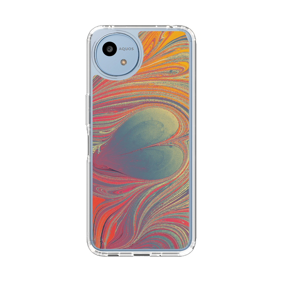 スリムプロテクションケース［ y2k(Year2000) - Heart - Psychedelic Pink ］