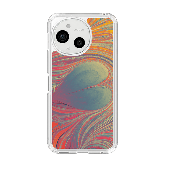 スリムプロテクションケース［ y2k(Year2000) - Heart - Psychedelic Pink ］