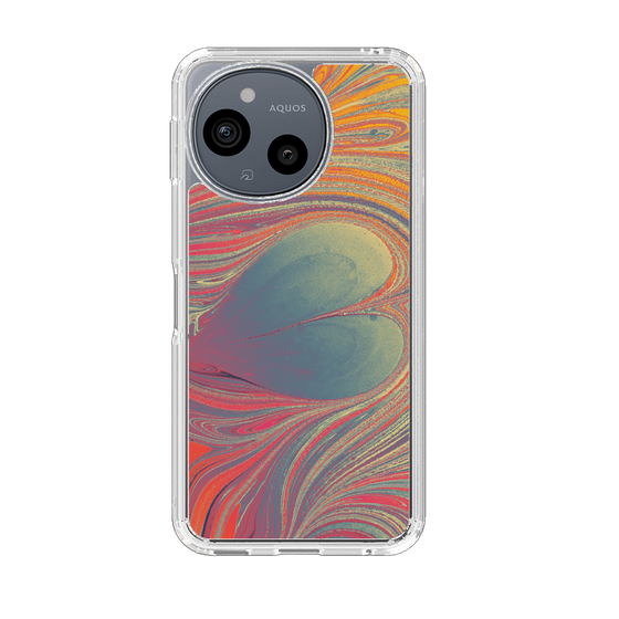 スリムプロテクションケース［ y2k(Year2000) - Heart - Psychedelic Pink ］