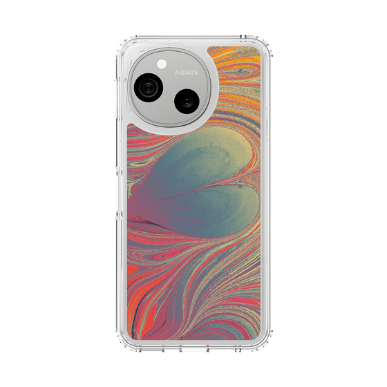 スリムプロテクションケース［ y2k(Year2000) - Heart - Psychedelic Pink ］