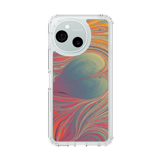 スリムプロテクションケース［ y2k(Year2000) - Heart - Psychedelic Pink ］