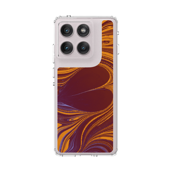 スリムプロテクションケース［ y2k(Year2000) - Heart - High contrast Orange ］