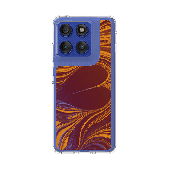 スリムプロテクションケース［ y2k(Year2000) - Heart - High contrast Orange ］